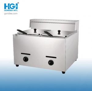 Cheap Countertop Stainless Steel Gas Deep Fryer 6L With Fryer Basket wholesale
