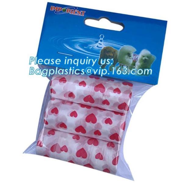 Nappy Baby Disposable Diaper Sacks, Degradable scented disposable baby diaper sack, green tie handle baby diaper sack