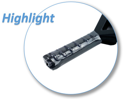 Non-Slip Drop Shot Beach Tennis Racket Soft Eva Padel Carbon Racket