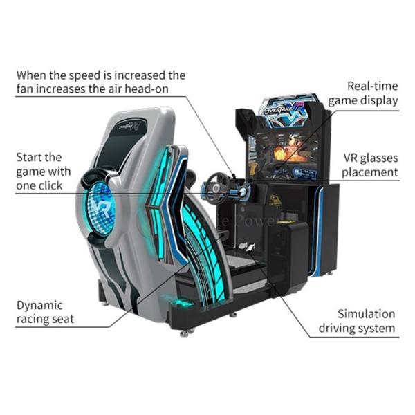 Indoor Playground Racing Driving Simulator Virtual Reality Game 9D Vr Gaming Equipment