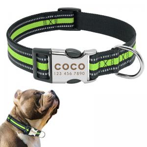 Cheap No Minimum Order Personalized Pet Collars Beautiful Pattern Sport Dog Collar wholesale