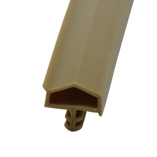 Roof Shaped Wooden Door Seal Strip Thermoplastic Elastomer Seals With Fin 12x6mm