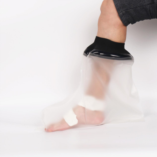 Cast Wound Waterproof Leg Bandage Protector Reusable Sealed Adult Short Hand Shower Cover