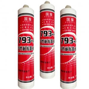 China White Good adhesive anti-fungus UV resistent non-toxic silicone sealant on sale