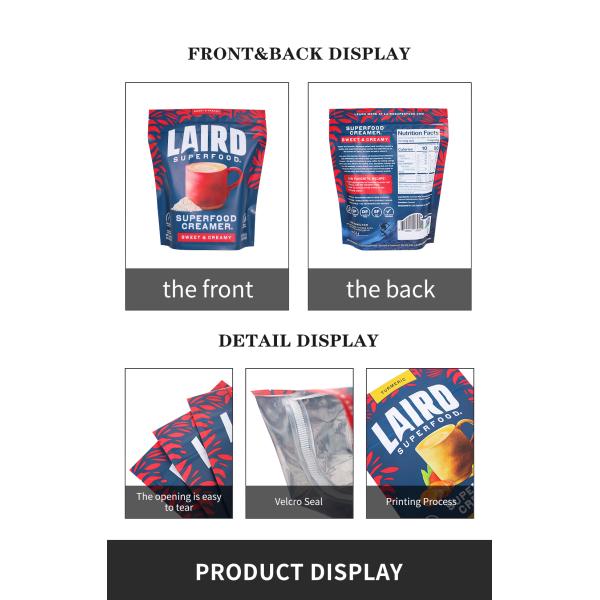 Doy Stand Up Pouch Packaging Bags For Powder And Food Packaging