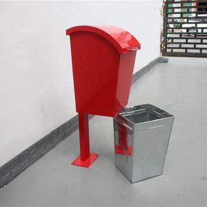 Cheap Cute Mild Steel Dog Waste Bin Can With Surface Mounted Wall Mounted Type wholesale