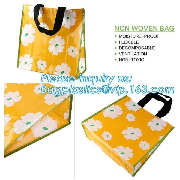 Promotional Cheap Polypropylene Die Cut Laminated TNT Tote PP Woven Shopping Bag,Europe Standard bopp Laminated China PP