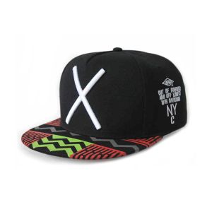 Cheap Embroidery Logo Hip Hop Snapback Cap 56cm Cotton Acrylic Material wholesale