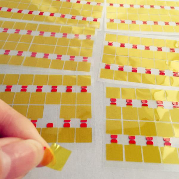 Die Cut Kapton High Temperature Tape 0.05mmPI Polyimide Polka Dot Tape