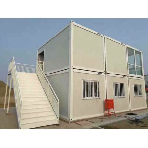 China Galvanized Steel Prefab Container House Fireproof 25-Year Life on sale