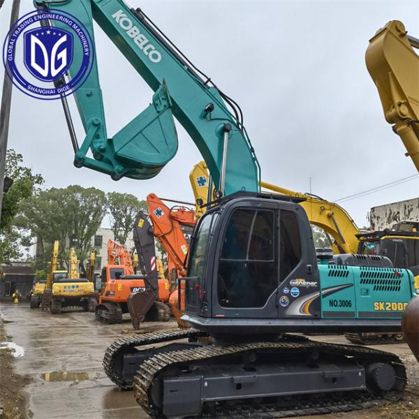 20Ton Japan Brand Excavator Kobelco SK200 Used Excavator For Kobelco Construction Equipment