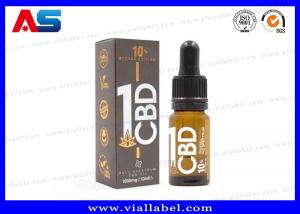 Cheap Custom CBD Glass 10ml Vial Storage Box Pharmaceutical Oil Vial Box Printing wholesale