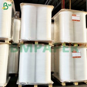 Bio-degradable 28gsm Wrapping Paper Rolls For Disposable Straws