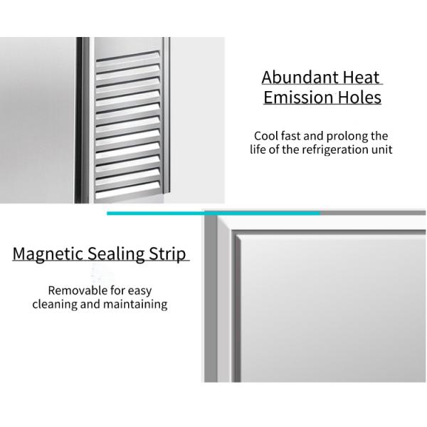 CE 280W Under Bench Fridge Commercial , Multipurpose Under Cabinet Freezer