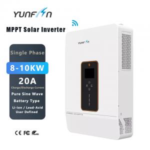 China 60Hz Solar Hybrid Inverters 8KW Split Phase Solar Energy Storage System on sale