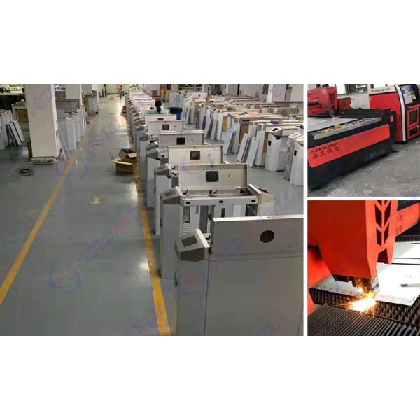 Pedestrian Electronic Barrier Gate SUS304 Rotate Full Height Turnstile