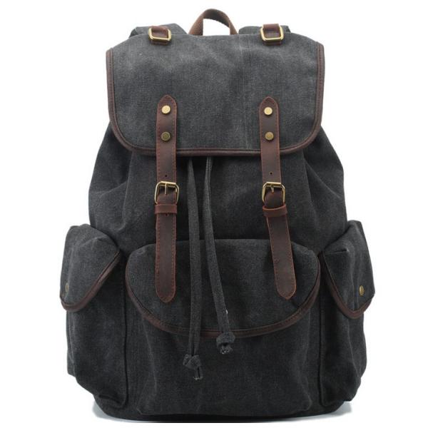 2016 new canvas shoulder bag Europe retro bag leisure backpack schoolbag