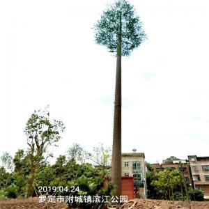 China 30m Camouflaged Telecom Antenna Tower Artificial Pine Tree Galvanized on sale