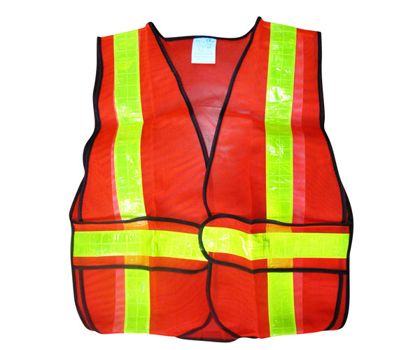 Mesh Hi Vis Vest Construction Orange Mesh Safety Vest Fluorescent
