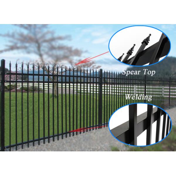 used wrought iron fence panels/tubular steel fence/garrison fence