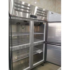 Precise Control Commercial Kitchen Freezer Energy Saving Air Cooled Freezer