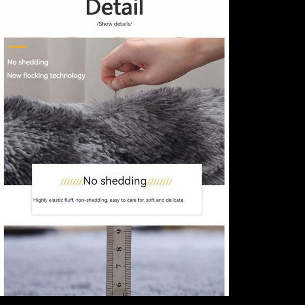 Abstract Pattern Faux Sheepskin Fur Area Rugs for Floor Mat Carpet in Living Room