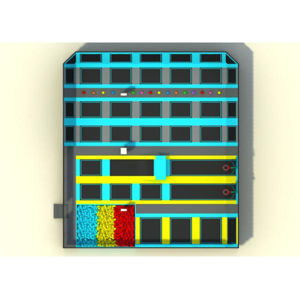 Standard Size Non Toxic Kids Trampoline Park For Kindergarten KP170118-A