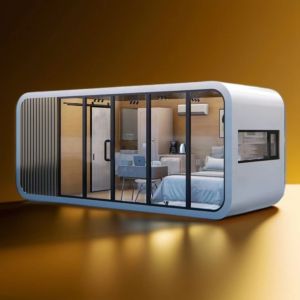 Water Proof Apple Pod House Lakeside Customizable With Balcony