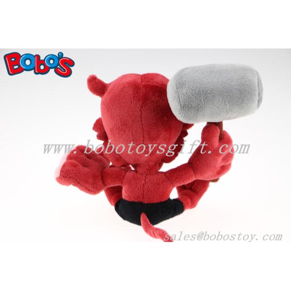 7"Custom Toy Customized Made Stuffed Animal Red Devil Monster Toy