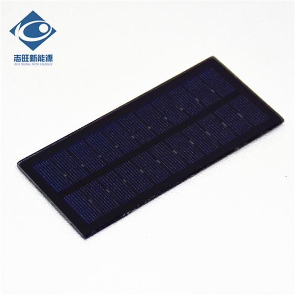 5.5V Glass Photovoltaic Solar Panel ZW-14065 Portable Solar Panel Laptop Charger 1.5W
