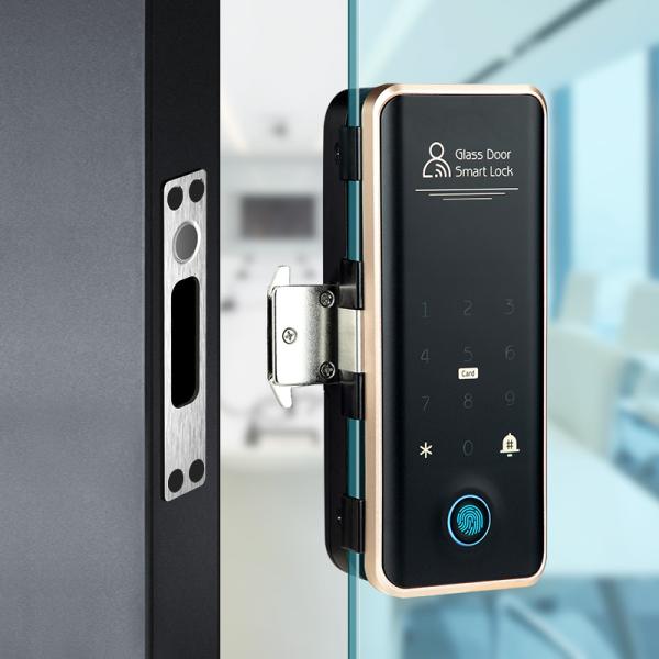 G3S Glass Door Smart Lock TTlock App Key Password Card Fingerprint Digital Lock