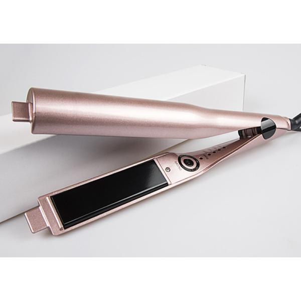 Aluminum OEM 2 In One Straightener And Curler CE ROHS Certification