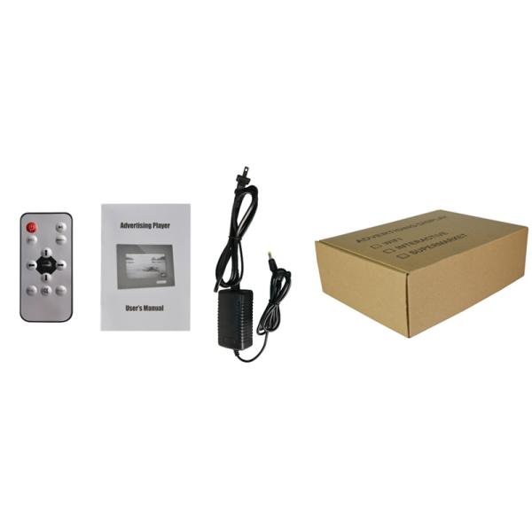 7 Inch Retail LCD Screens LCD Media Player With Motion Sensor