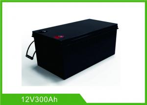Cheap Black Lithium RV Deep Cycle Battery 12V 300A Low Temp Charging Long Lifespan wholesale