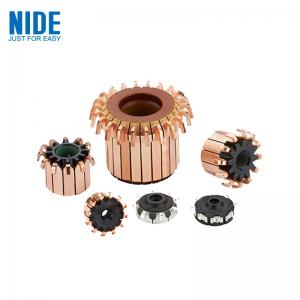 China Hook Type Commutator For Micro Motor 0.03% / 0.08% Silver Copper Customized on sale