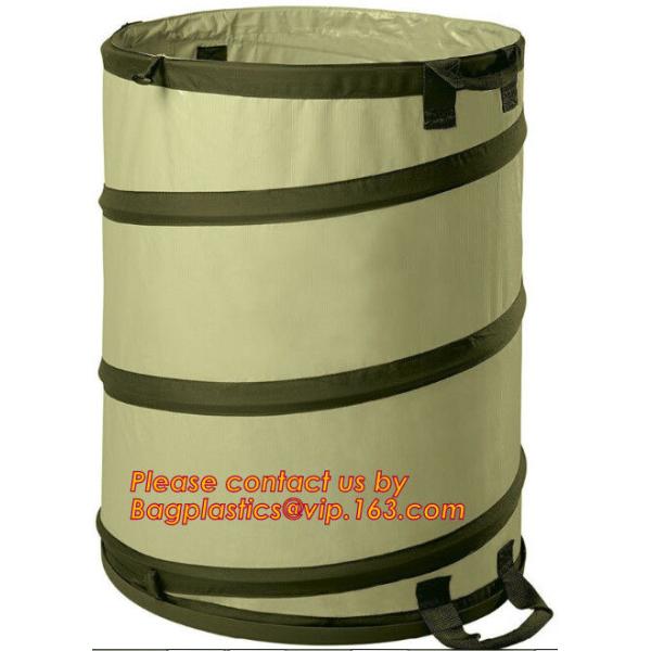 Rubbish Pop Up Biodegradable Garden Bags Waste Refuse Rubbish Grass Sack Outdoor Camping