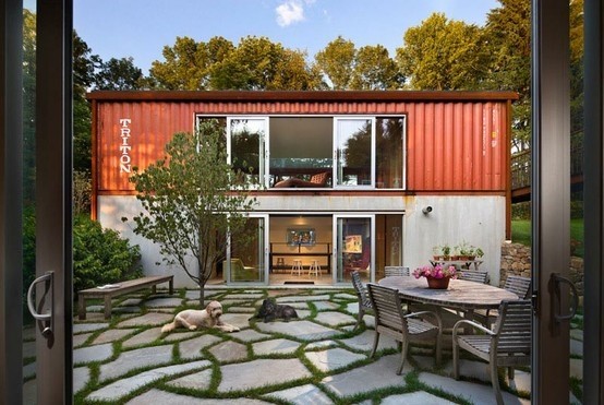 40 Feet Hq Luxury Shipping Container House One Bed Room One Kitch With Living Room