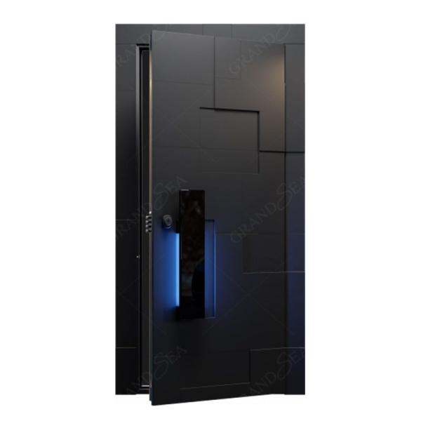 Aluminum Door Stainless Steel Security Door with Smart Lock with Light for House