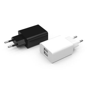 European OEM ODM 5V 2.4A Dual Charger Adapter