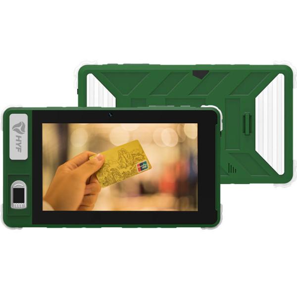 Slim Handheld Biometric Device Rugged Tablet PC Terminal 7 Inch 4000mAH