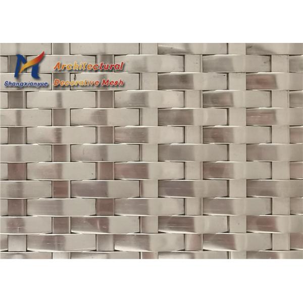 Quality Backdrop Architectural Woven Wire Mesh Sheets 17mm Glaze Thermal Shield for sale