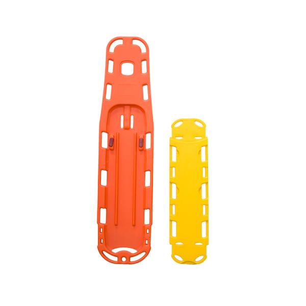 Yellow Orange PE Spine Board For Swimming Pools And Seacoast Rescue
