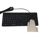 China 100 % Waterproof Keyboard With Touchpad , Man Machine Wireless Silicone Keyboard for sale