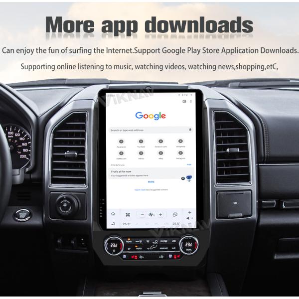 Viknav 14.5 Inch Car Radio For Ford Expedition 2015-2022 Touch Screen Android Auto Stereo Head Unit GPS Nagivation