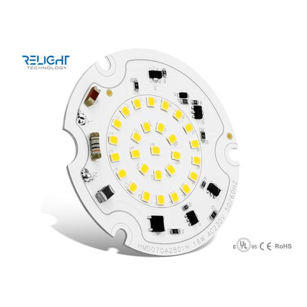 16W Diameter 70mm AC LED Module CE Certified With Triac Dimmable