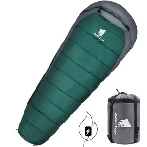 Cheap 4 Season Electric Heated 1.52kg Polyester Sleeping Bag wholesale