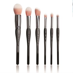 Cheap 6 Pieces Premium Cosmetic Makeup Brush Set Synthetic Vegan Hair wholesale