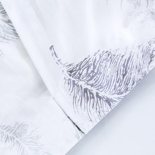 Printed Duvet Linen Duvet Cover , King Size Duvet Cover Customized Colors