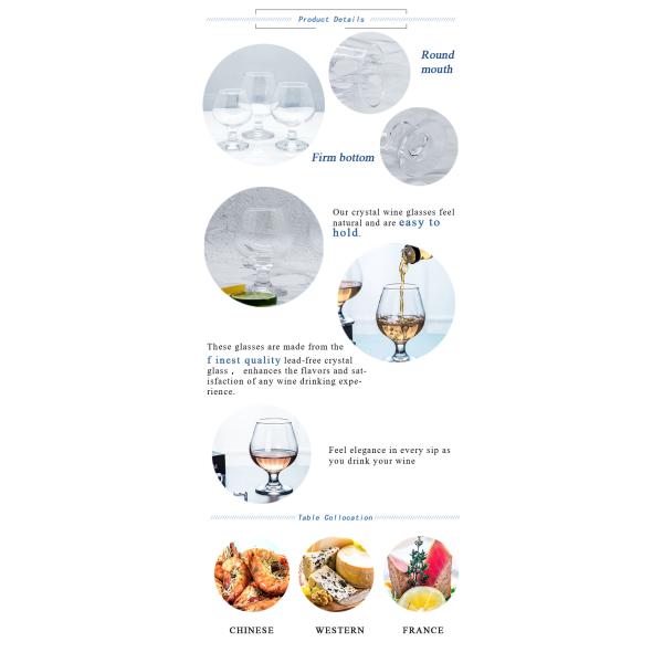 Best Price Brandy Thick Stem Mini Wine Glass Shot Glass Goblet