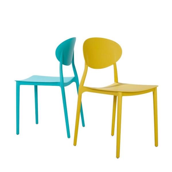colorful pp plastic chairs dining modern windsor chair